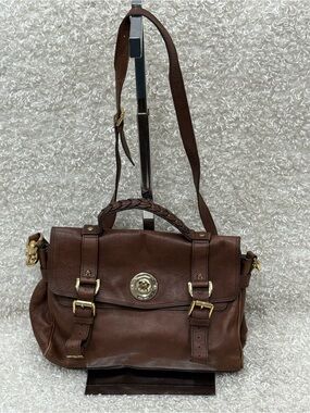 Mulberry Brown Leather Teddy Alexa Satchel